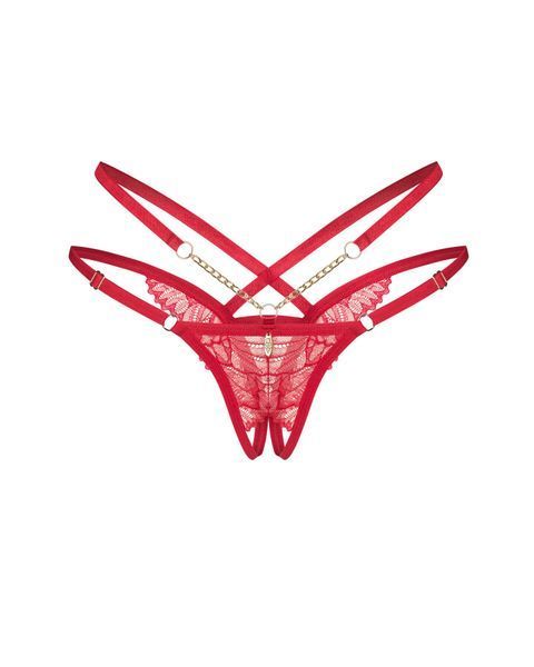 Трусики Obsessive Matildea crotchless thong L/XL SX3615 фото