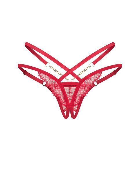 Трусики Obsessive Matildea crotchless thong L/XL SX3615 фото