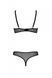 Еротичне боді Passion MARINA BODY, L/XL, black, з відкритими чашками SO9717 фото 4