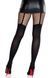 Колготки Leg Avenue Garter Illusion Tights with Net Detail One Size Black SX2766 фото 2