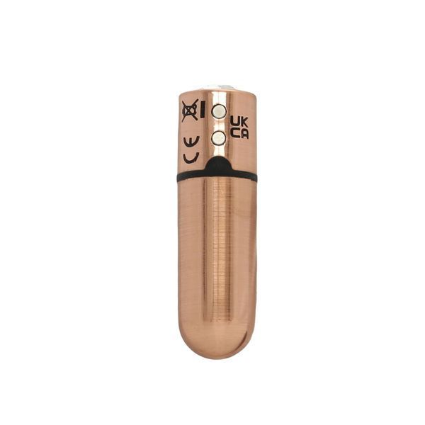 Віброкуля PowerBullet First-Class Bullet 2.5&Prime; з Key Chain Pouch, Rose Gold, 9 режимів вібрації SO6847 фото