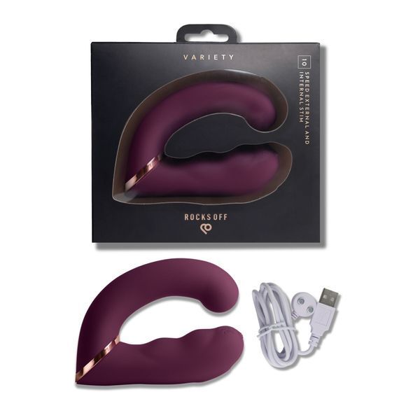 Вібратор Rocks Off Variety&nbsp;Burgundy SX2684 фото