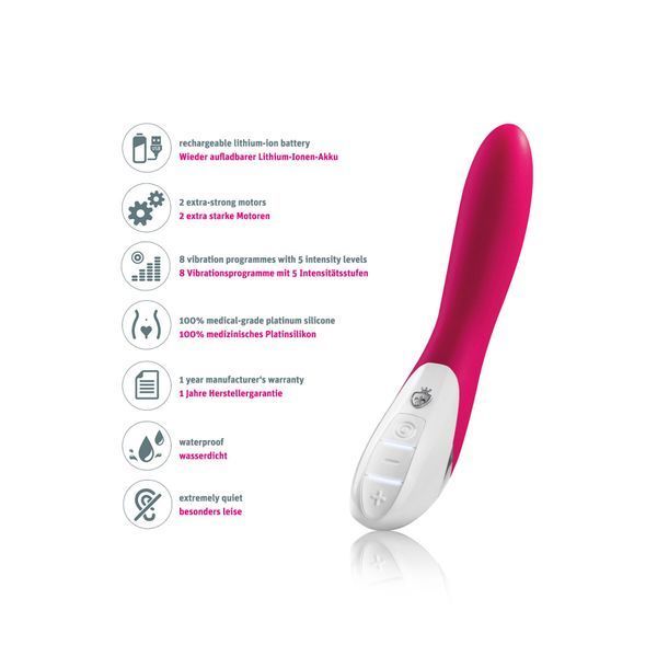 Вібратор Mystim Elegant Eric Pink SX3183 фото