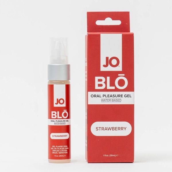 Гель для оральних пестощів JO - BLO - Strawberry 30 мл SX4600 фото