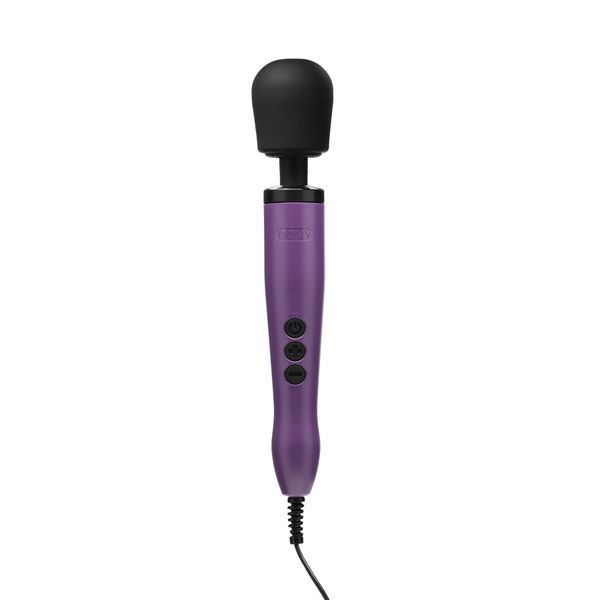 Вібромасажер DOXY Original Purple, дуже потужний, живлення 220В, пульсівні вібрації SO1430 фото