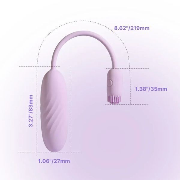 Віброяйце Svakom Plume Pastel Lilac SX4325 фото