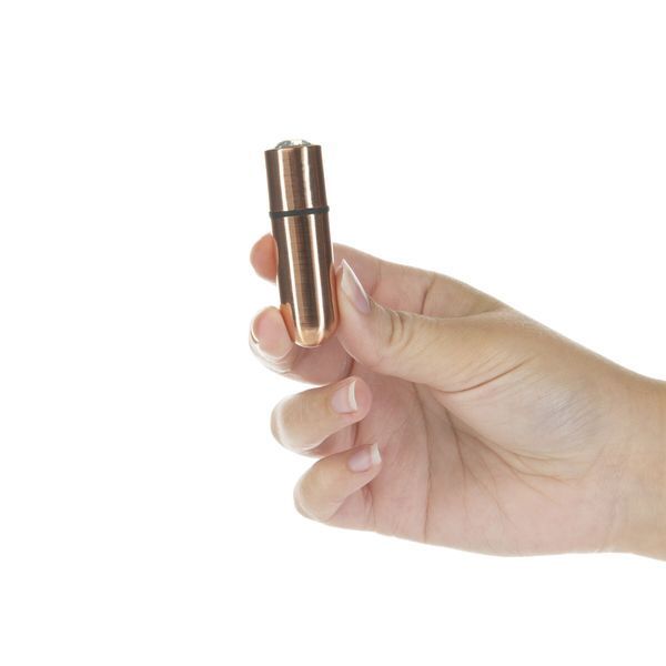 Віброкуля PowerBullet First-Class Bullet 2.5&Prime; з Key Chain Pouch, Rose Gold, 9 режимів вібрації SO6847 фото