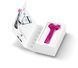 Електронний ультразвуковий ролик для обличчя GESKE Sonic Facial Roller 4в1 magenta HB0175 фото 9