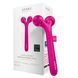 Електронний ультразвуковий ролик для обличчя GESKE Sonic Facial Roller 4в1 magenta HB0175 фото 1