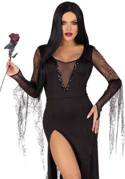 Костюм Мортіші Аддамс Leg Avenue Sexy Spooky Morticia M SO9216 фото
