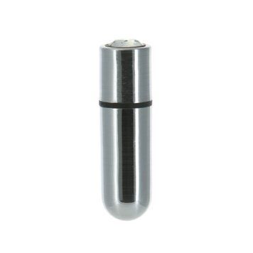 Віброкуля PowerBullet First-Class Bullet 2.5&Prime; with Key Chain Pouch, Silver, 9 режимів вібрації SO6848 фото
