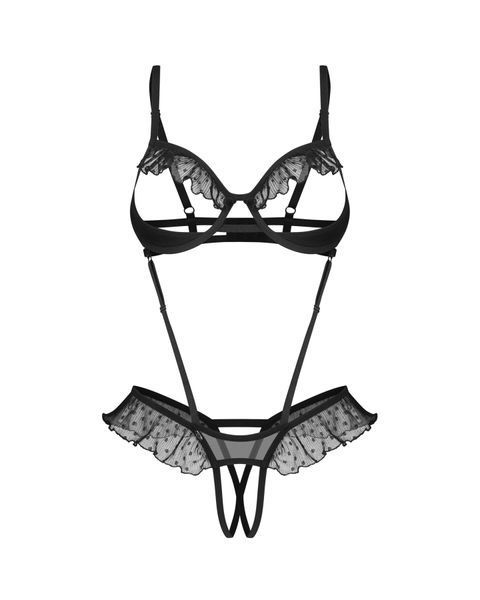 Боді Obsessive Carrola crotchless teddy L/XL SX5057 фото