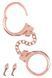Наручники Fetish Tentation Premium Chick wrist cuffs in rose-gold metal SX1091 фото 2