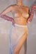 Пестис-сердечка з пензликами та чокером JSY Nipple Sticker AC8016 Gold SX3760 фото 3