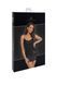 Сукня Noir Handmade F307 Mirage, XXL, black, міні, під латекс, відкрита спина, декор зі стразів SX0283 фото 7