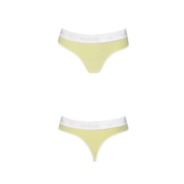 Спортивні трусики-стрінги Passion PS007 PANTIES XL, yellow SO4262 фото