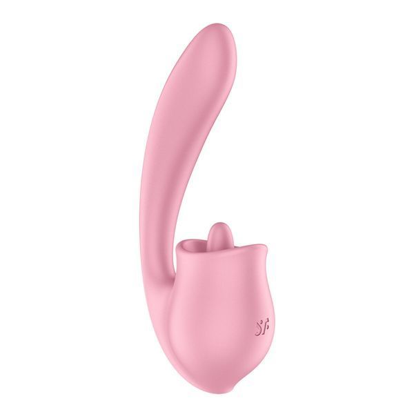 Вагінально-кліторальний вібратор Satisfyer Tongue Genius з язичком SX3852 фото