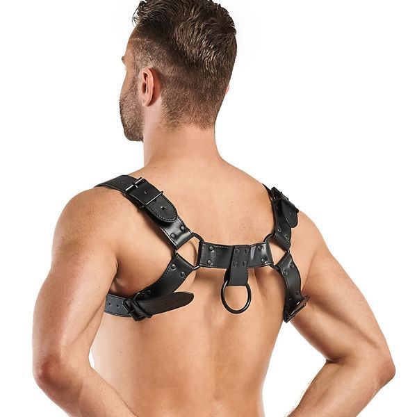 Портупея на плечі Bedroom Fantasies: Bruno Bondage Harness, чорна SO8828 фото