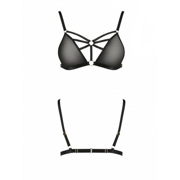 Бюстгальтер-стрепи Passion Exclusive Meggy Bra XXL/XXXL, black SO6419 фото