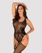 Бодістокінг Obsessive Bodystocking G324 S/M/L black, силуетний малюнок SO7245 фото 1