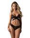 Комплект Obsessive Blomentis 2-pcs set, XS/S, мереживний, ліф із зав&rsquo;язками на спині, трусики-сліпи SX1030 фото 1