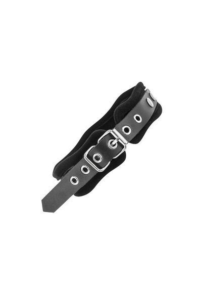 Повідець з натуральної шкіри Fetish Tentation Premium Patent leather chocker and leash SX1098 фото