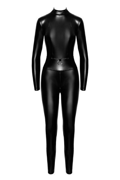 Комбінезон Noir Handmade F319 Caged, S, під латекс, довгий рукав, з доступом, кільце на поясі SX0345 фото