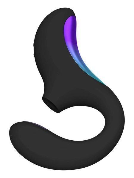 Кліторально-вагінальний звуковий стимулятор LELO Enigma Double Sonic Black SX2554 фото