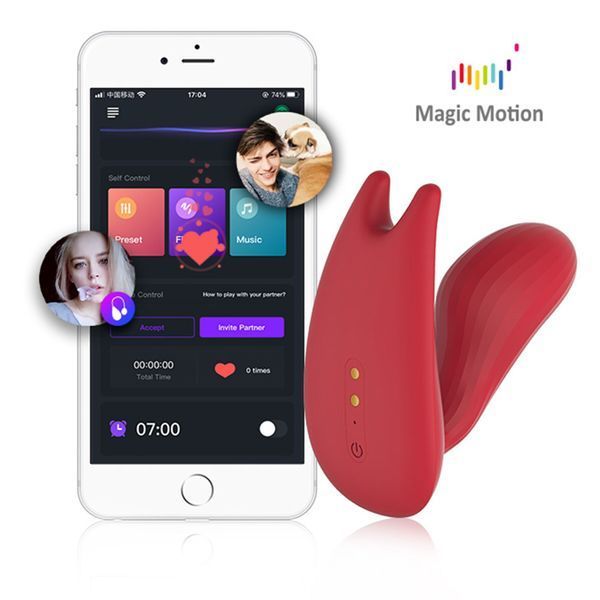 Смарт-вібратор Magic Motion Umi Red SO4948 фото
