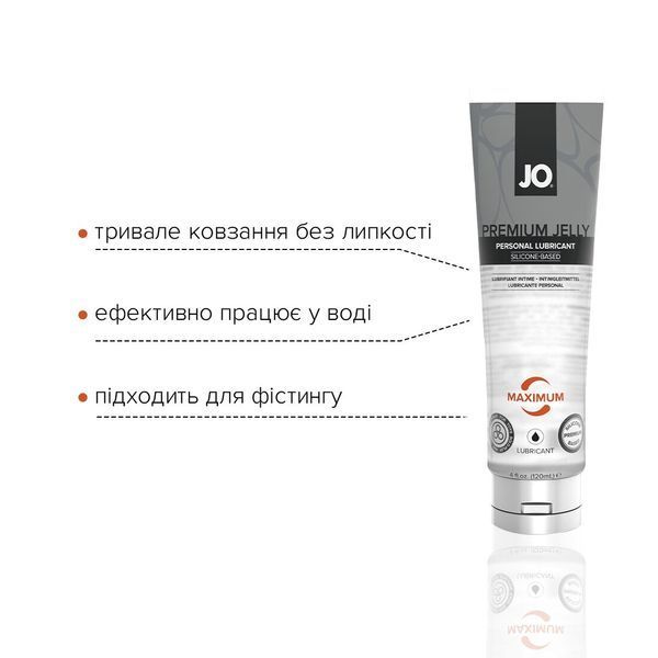 Лубрикант на силіконовій основі JO PREMIUM JELLY &mdash; MAXIMUM (120 мл) SO1441 фото