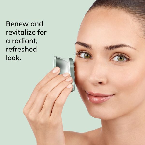 Антивіковий LED-випромінювач для відновлення шкіри обличчя GESKE Anti-Aging Skin Renewer 9в1 green HB0640 фото