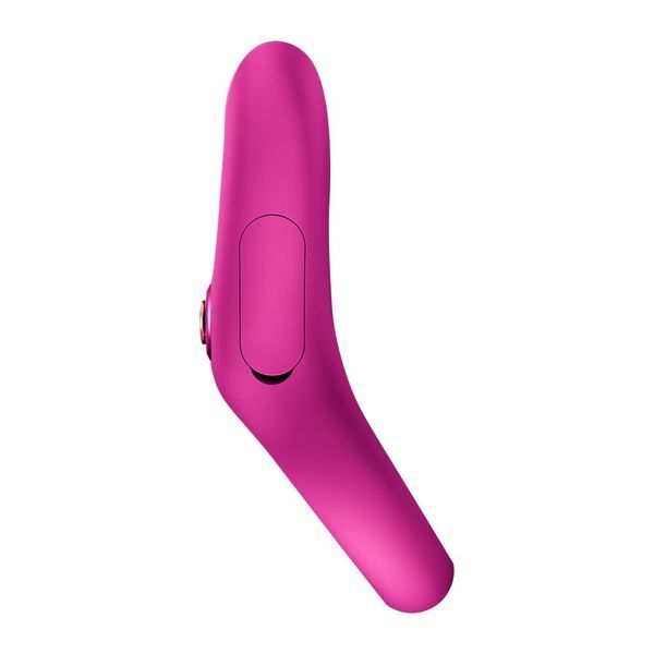 Ерекційне віброкільце з подвійною стимуляцією клітора Fun Factory NŌS CLASSIC Magenta, 2 мотори SX3697 фото
