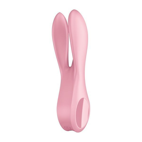 Кліторальний вібратор Satisfyer Threesome 1 Pink з трьома гнучкими пальчиками SO6985 фото