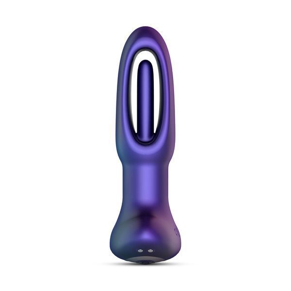 Анальна пробка з віброязичком Hueman - Voyager Butt Plug With Tapping SX3896 фото