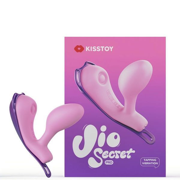 Віброяйце під одяг KISSTOY Viosecret Pro, з пульсацією для клітора, трусики-стрепи в комплекті SX3310 фото