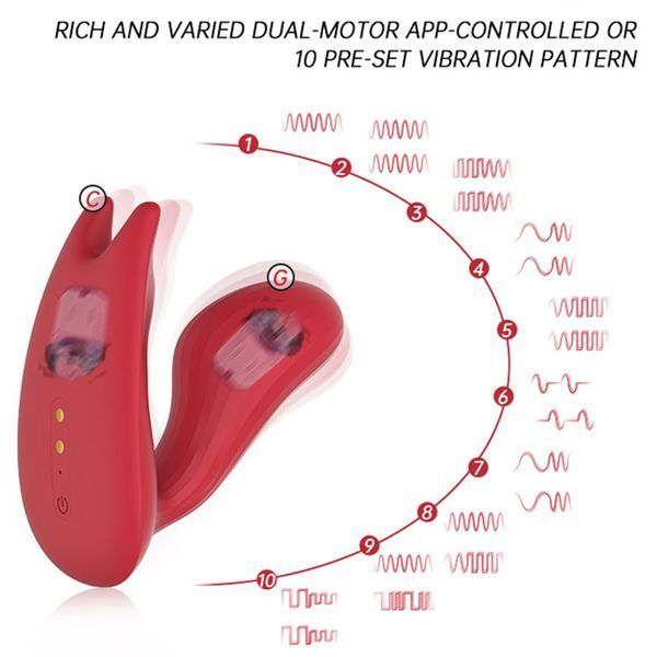 Смарт-вібратор Magic Motion Umi Red SO4948 фото