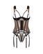Корсет Obsessive Soranna cupless corset & crotchless thong S/M SX3622 фото 5