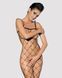 Бодістокінг з великим вічком і відкритими грудьми Obsessive Bodystocking N102 S/M/L, чорний SO7251 фото 1