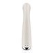 Вібратор з ротацією Satisfyer Spinning G-Spot 1 Beige, плоский майданчик для стимуляції точки G SX0557 фото 4