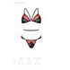 Комплект білизни Passion PEONIA SET XXL/XXXL red, бра, трусики SO8468 фото 5