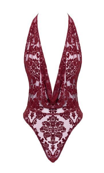 Боді Noir Handmade F386 Kink Royal cascade bodysuit S SX4168 фото