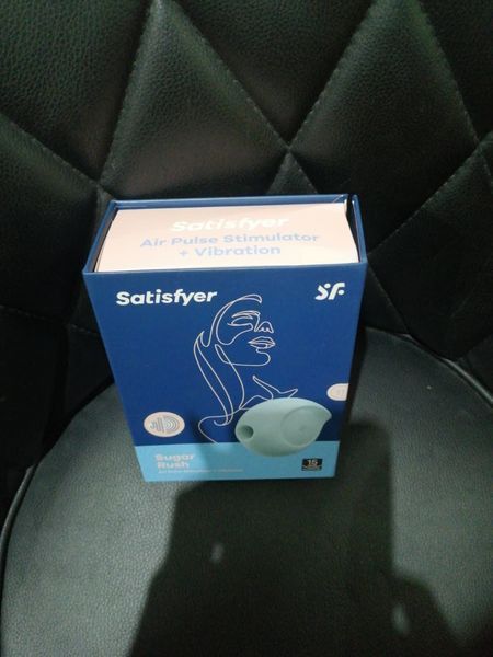 Вакуумний кліторальний стимулятор із вібрацією Satisfyer Sugar Rush Blue (м'яте паковання!!!) SO6072-R фото