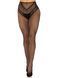 Стрип-колготки Leg Avenue Crotchless Net Tights with Heart Backseam, One Size, чорні, з доступом SX1051 фото 5