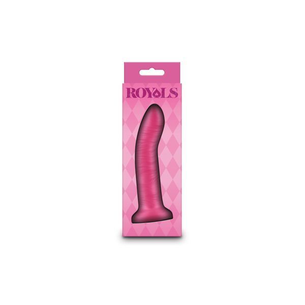 Дилдо NS Novelties Royals - 5" Charlie - Metallic Pink SX4326 фото