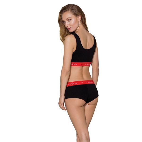 Спортивний топ на широких бретелях Passion PS003 TOP S, black SO4213 фото