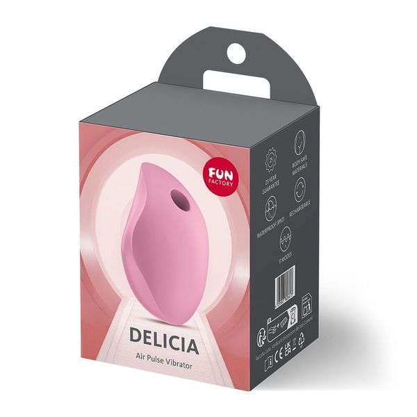 Вакуумний стимулятор Fun Factory Delicia Rose, 11 режимів роботи, перезаряджуваний SX3305 фото