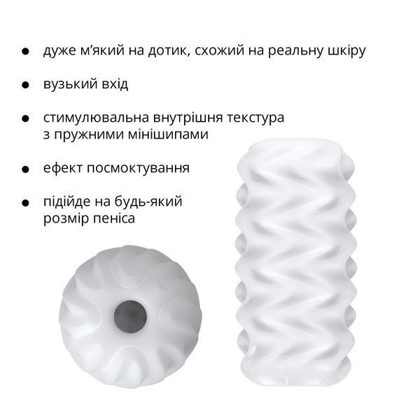 Мастурбатор Otouch Billow, ніжний та щільний, ефект всмоктування, підходить для Otouch DECOR 2 SO9373 фото