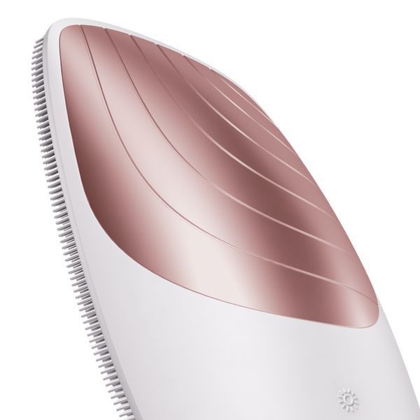 Електронна звукова термо щітка для обличчя GESKE Sonic Thermo Facial Brush 6в1 starlight HB0077 фото