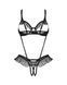 Боді Obsessive Carrola crotchless teddy 2XL/3XL SX5058 фото 6