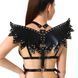 Жіноча портупея Art of Sex - Wings чорна L-2XL, екошкіра SX2250 фото 3